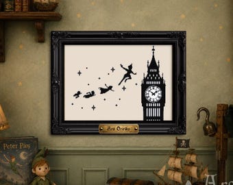 Patrón de punto de cruz de cuento de hadas londinense – Silueta del Big Ben (PDF)