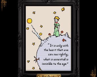 王子様 - Le Petit Prince クロスステッチ図案 - Etsy 日本