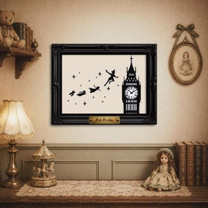 Peter Pan Cross Stitch Pattern (PDF) - Neverland - One Page Chart