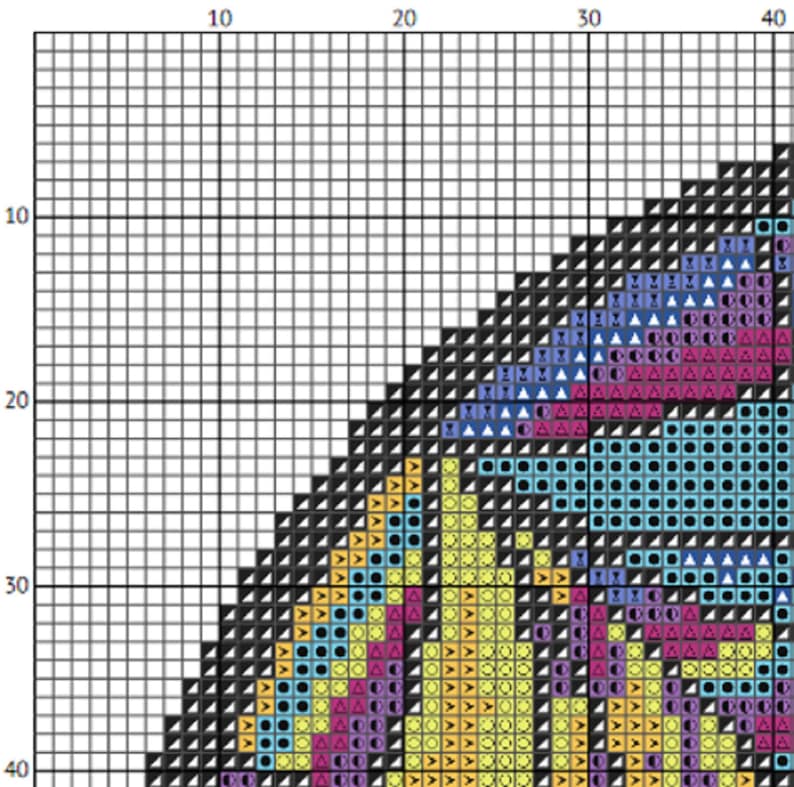 Stained Glass Cross Stitch Pattern Gothic Window Cross Stitch Digital