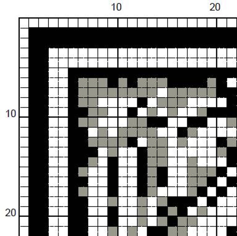 Medeltida poet korsstygnsmönster poesi älskare gåva litterär väggkonst historisk skrivrumsinredning PDF digital nedladdning utskrivbar diagram bild 7