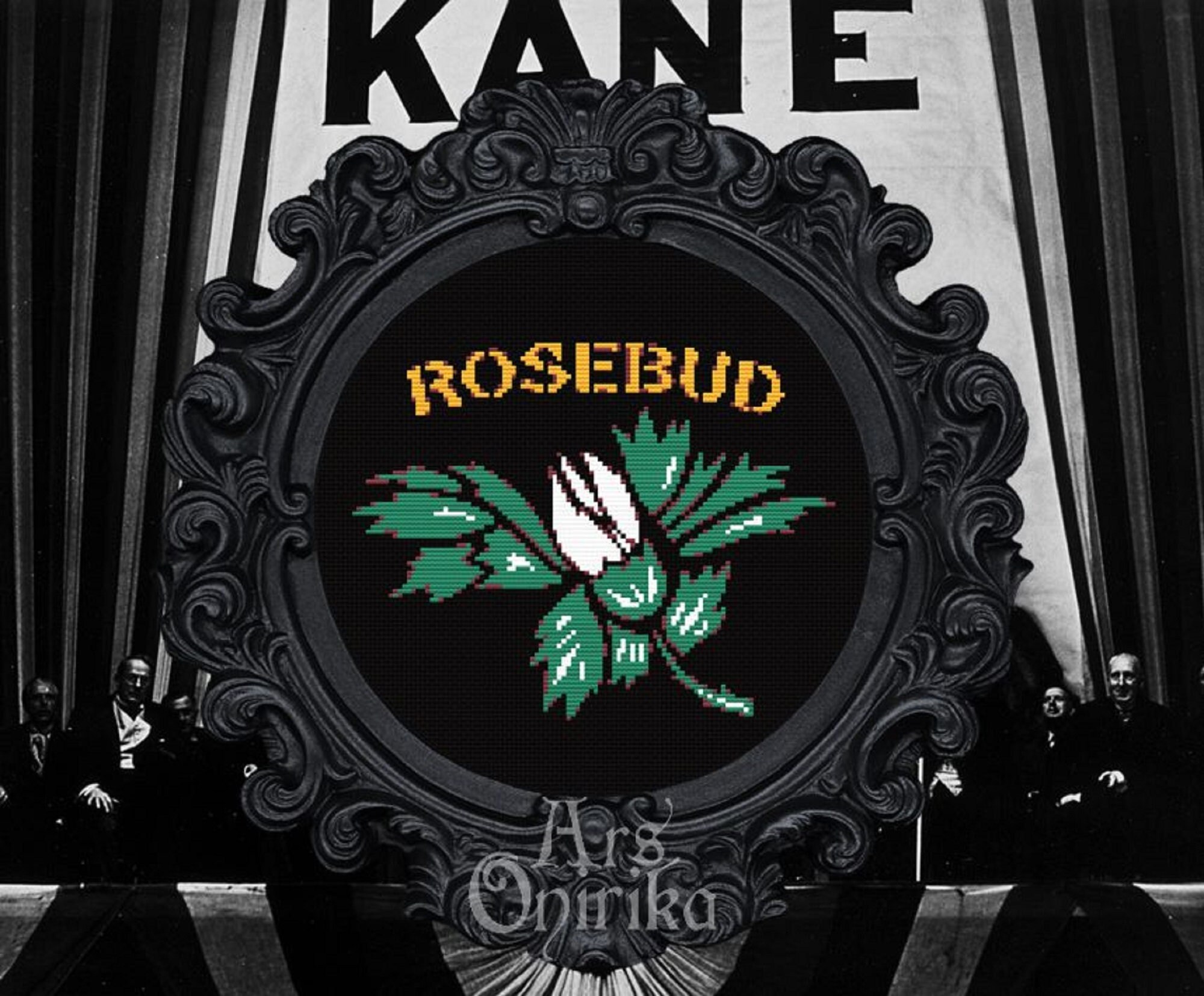 ROSEBUD Citizen Kane Orson Welles Cross Stitch Pattern Etsy ROSEBUD Citizen Kane Orson Welles Cross Stitch Pattern Etsy