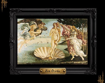 The Birth of Venus Cross Stitch Pattern Botticelli Embroidery (PDF) Embroidery craft, Gift for crafters