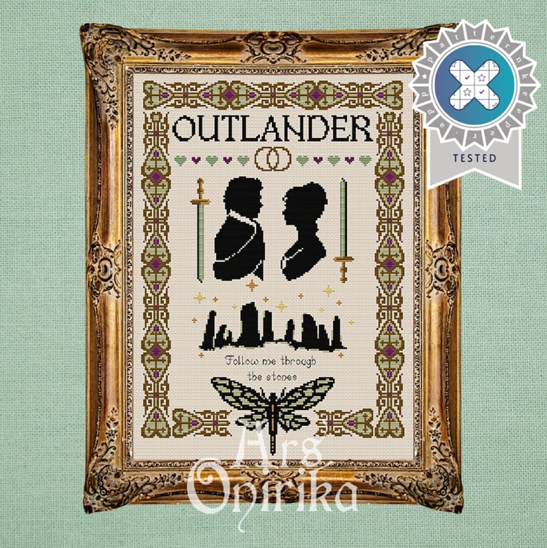 Outlander Cross Stitch Pattern Scottish Celtic Romance (PDF)