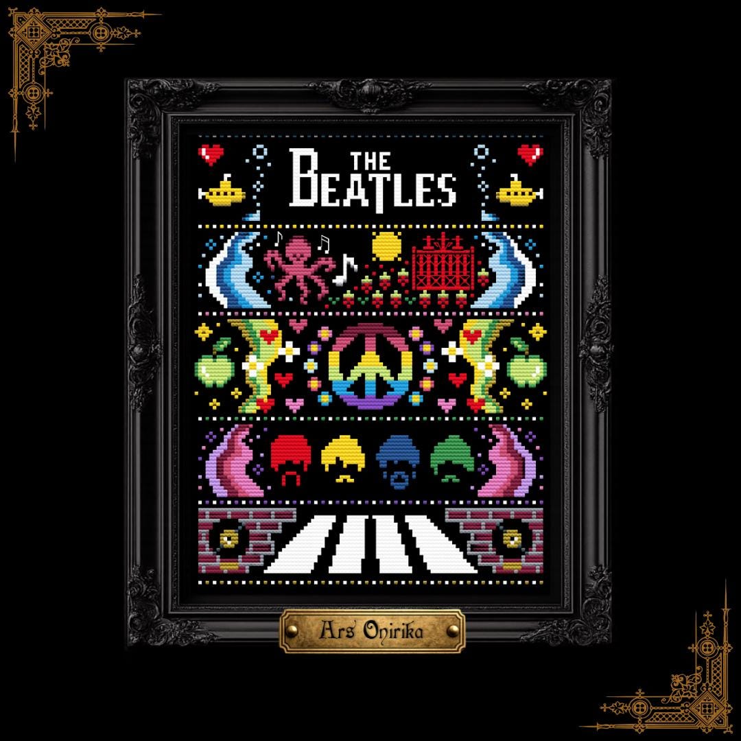 The Beatles Mosaic - Etsy