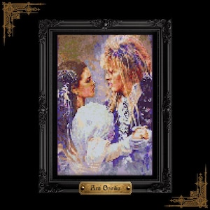 Padrão de Ponto Cruz do Filme Labirinto – Gráfico Bowie de Uma Página (PDF)