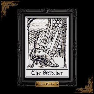 Medieval Stitcher Cross Stitch Pattern (PDF) – Vintage One Page Chart