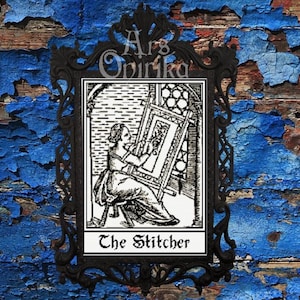 Medieval Stitcher Cross Stitch Pattern – Vintage Embroidery Art (PDF)