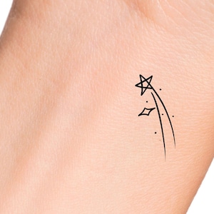 Shooting Star Temporary Tattoo