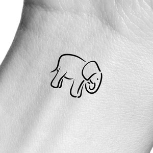 Elephant Temporary Tattoo