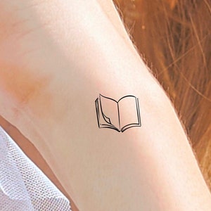 Little Book Temporary Tattoo