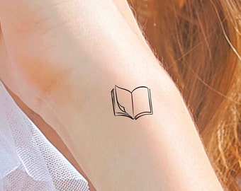 Little Book Temporary Tattoo