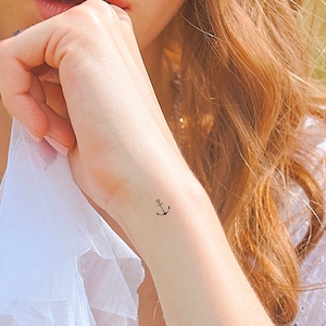Small Anchor Temporary Tattoo