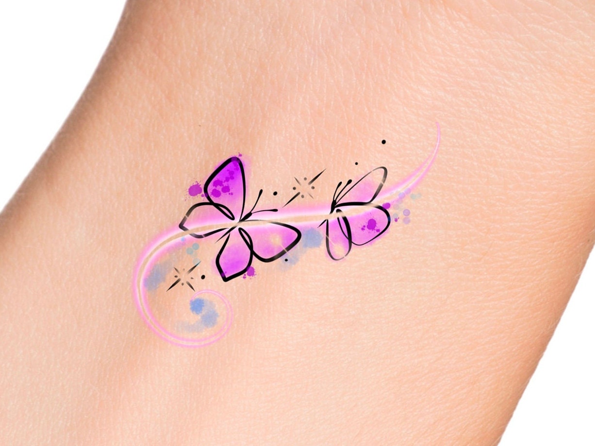その他 Fluttery Butterflies (Glitter Tattoos) 🦋glitter butterfly!✨ Thank you Gabby! @pristineink