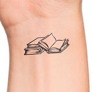 Books Temporary Tattoo / bookish tattoo