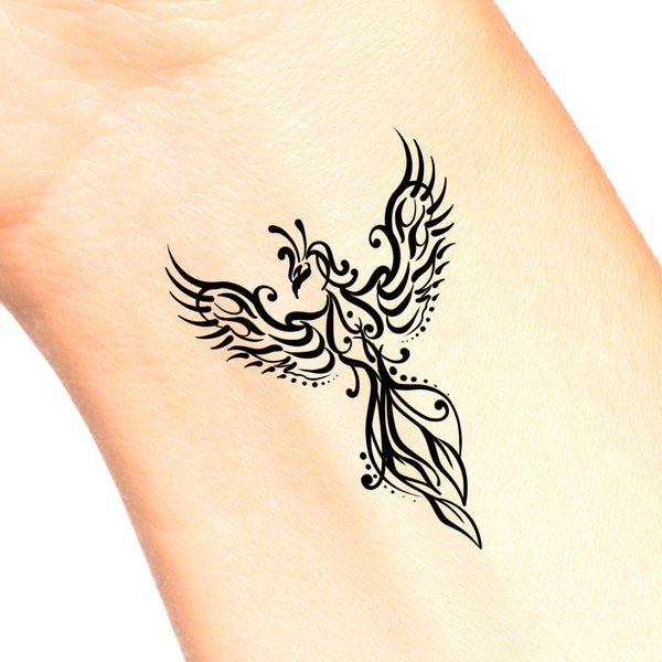 Phoenix Temporary Tattoo / Still I Rise