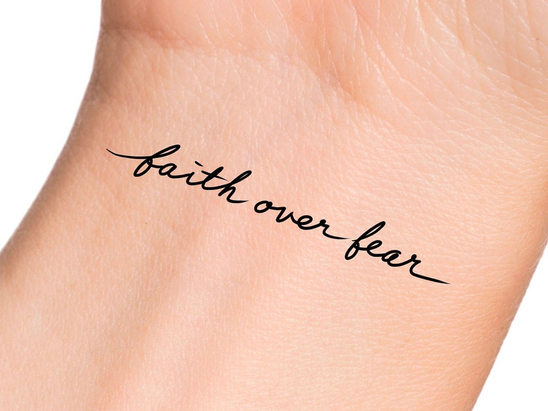 62 Faith Over Fear Tattoo Ideas To Achieve Inner Peace
