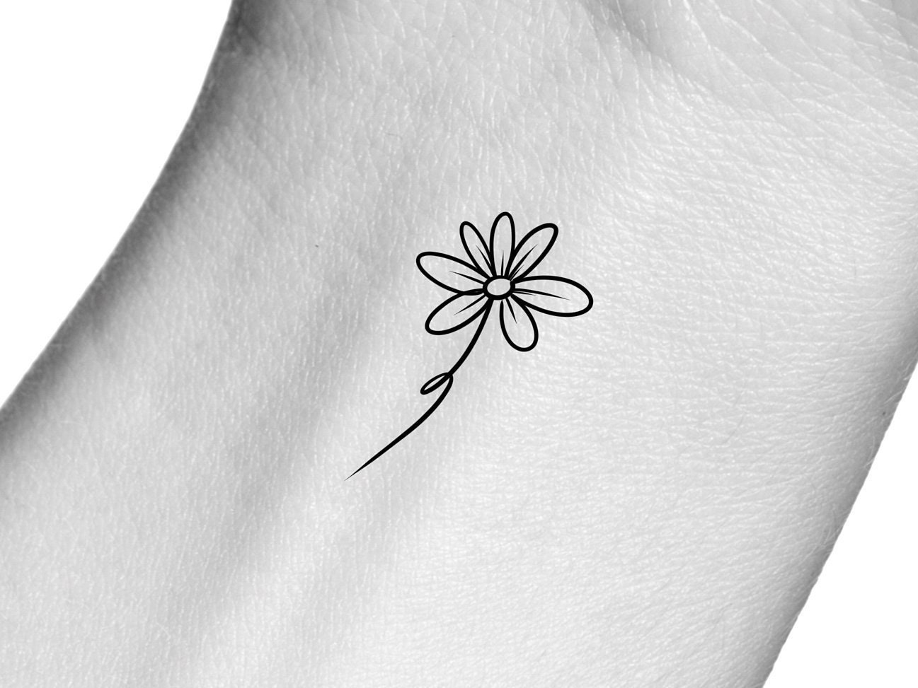 Simple Daisy Tattoo