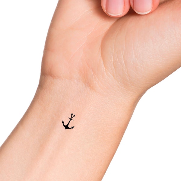 Little Anchor Temporary Tattoo