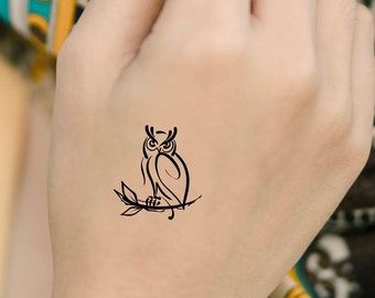 50 Small Owl Tattoos Collection