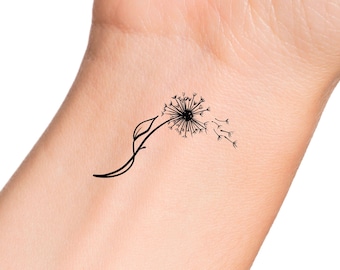Dandelion Temporary Tattoo