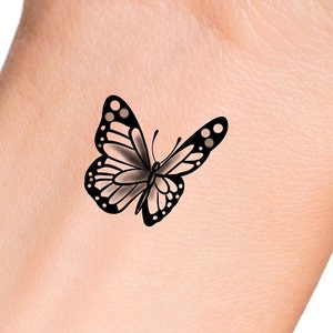 Butterfly Wrist Temporary Tattoo