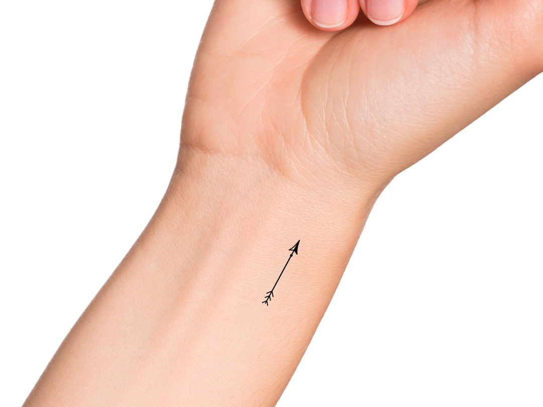 Little Arrow Temporary Tattoo - Etsy