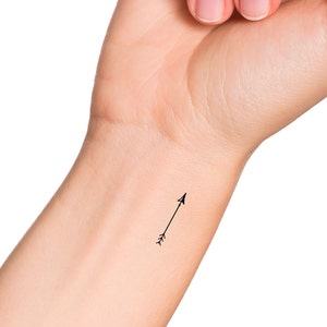 Little Arrow Temporary Tattoo