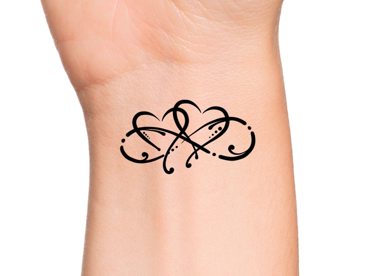 3D Temporary Tattoo Infinity Sign Design Size 10.5x6CM - 1PC. : Amazon.in:  Beauty