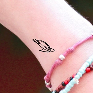 Turtle Line Temporary Tattoo