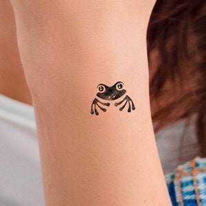 Frog Temporary Tattoo