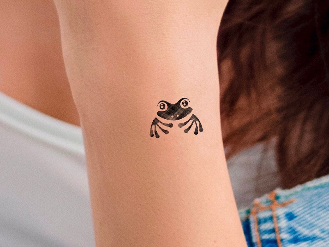 Frog Tattoo - Etsy
