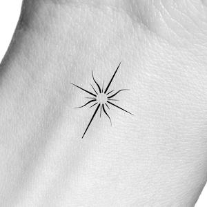 Sun Star Temporary Tattoo