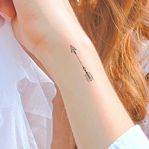 Small Arrow Temporary Tattoo