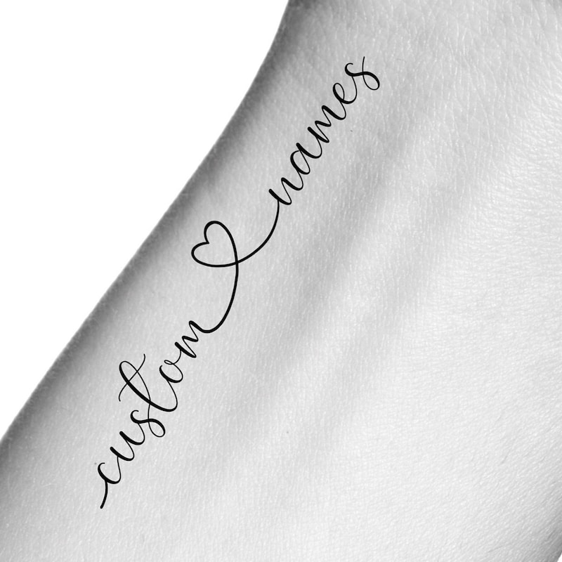 Name Tattoo Etsy