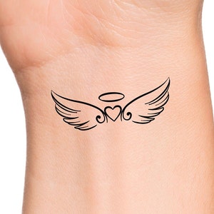 100 Angel Tattoo Ideas for Men and Women  The Body is a Canvas  Beautiful angel  tattoos Tattoos for daughters Remembrance tattoos