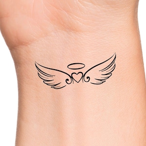 100 Angel Tattoo Ideas for Men and Women  The Body is a Canvas  Beautiful angel  tattoos Tattoos for daughters Remembrance tattoos