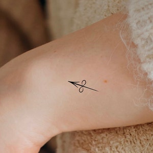 Arrow Infinity Temporary Tattoo