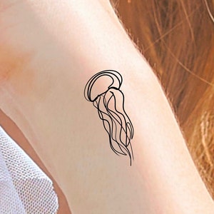 Jellyfish Temporary Tattoo