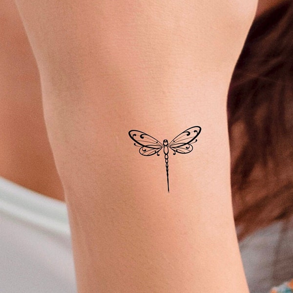 Dragonfly Tattoo Etsy