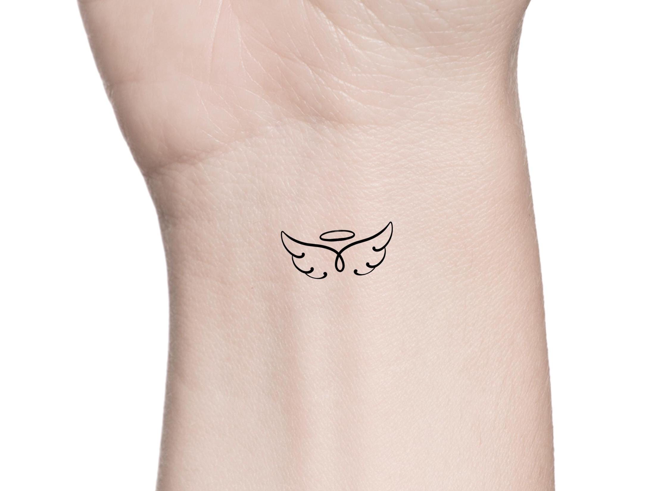 Small Angel Tattoos for Women Who Love Wings