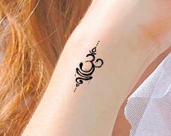 Breathe Sanskrit Temporary Tattoo / zen tattoo / just breathe