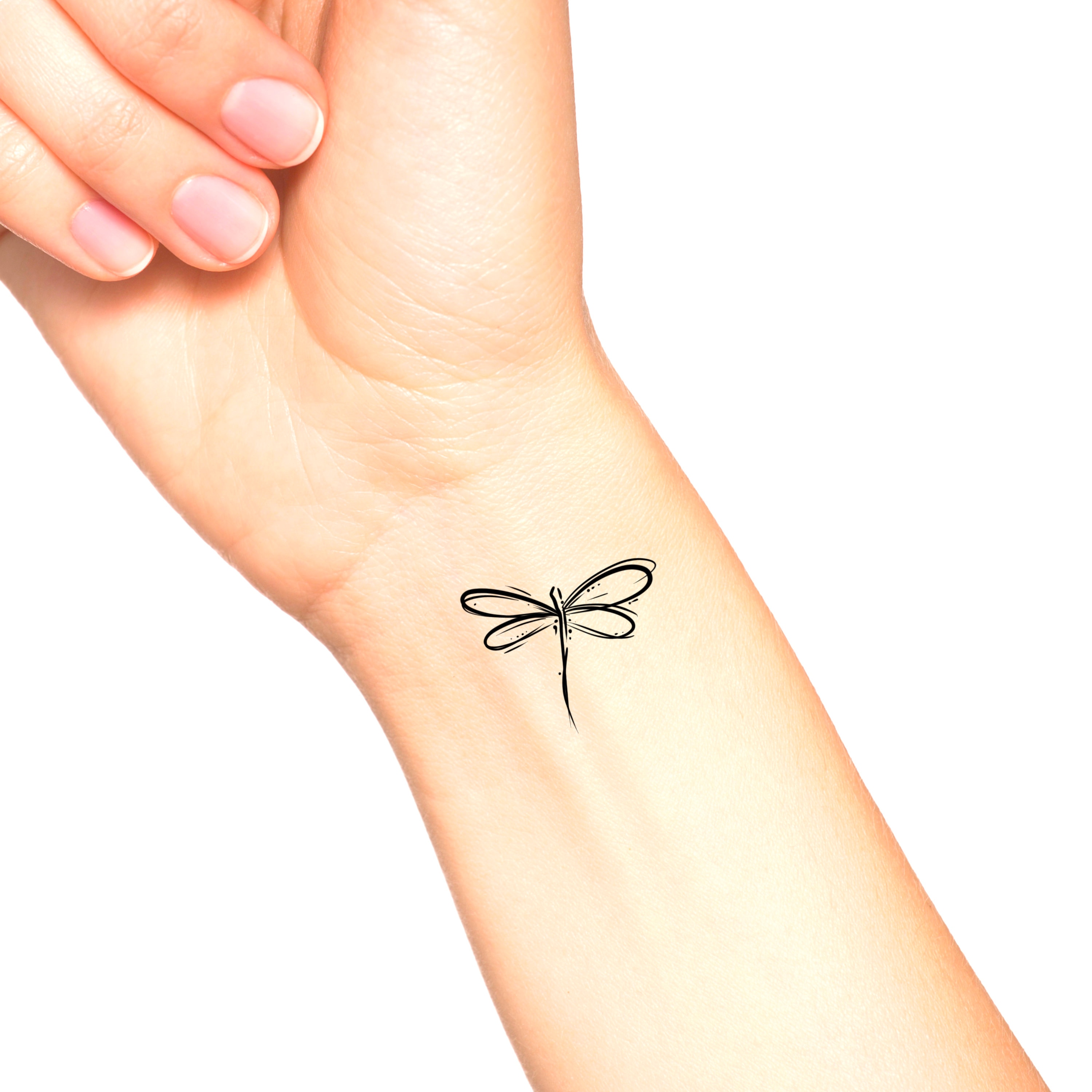 Dragonfly SemiPermanent Tattoo  Set of 2  Tatteco