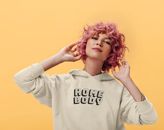 Beige Homebody Unisex Hooded Sweatshirt