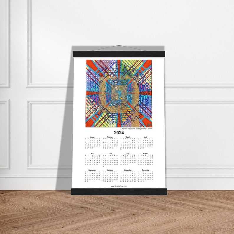 LABYRINTH, THE SECOND 2024 Year at a Glance on Premium Matte Paper