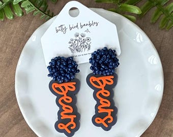 Chicago Bears • Game Day • Spirit Earrings