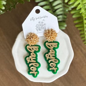 Baylor • Game Day • Spirit Earrings