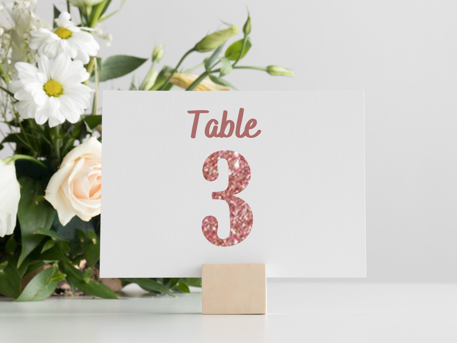 Rose Gold Glitter Numbers Clipart Rose Gold Glitter Digital - Etsy