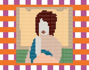 Chappell Roan The Rise and Fall of a Midwest Princess Album Needlepoint Chart