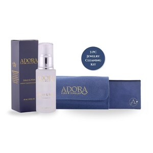 Jewelry Cleaning Solution Kit | Spray Bottle & Polishing Cloth